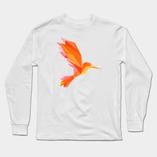 MINIMALIST LOW POLY PHOENIX Long Sleeve T-Shirt